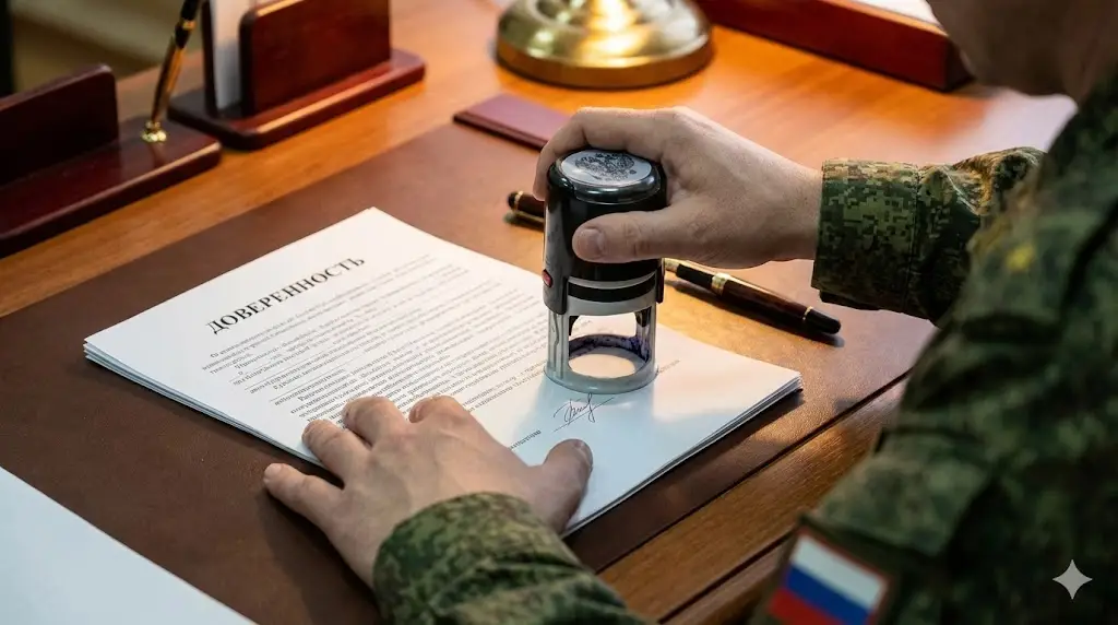 Доверенность заверенная командиром воинской части образец