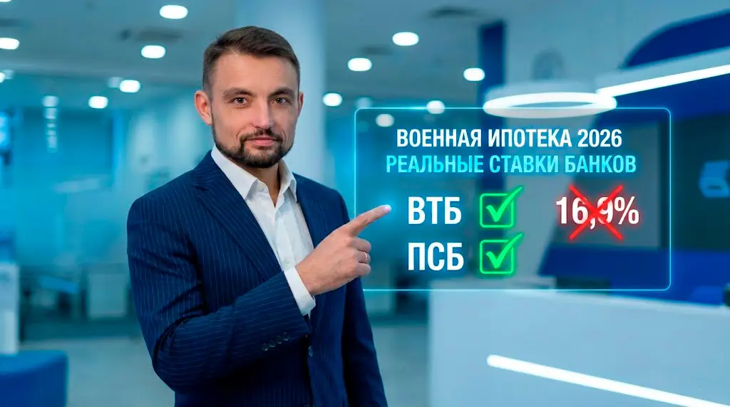 Сравнение ставок военной ипотеки 2026